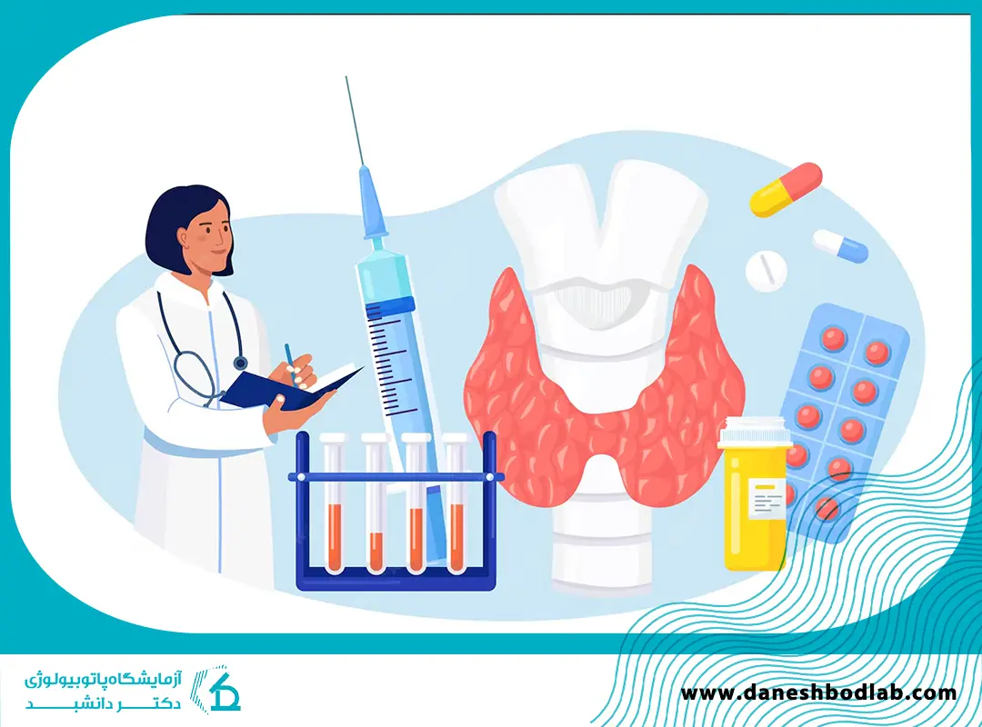 آزمایش تیروئید TSH ،T4 ،T3 و نمونهبرداری سوزنی FNA
