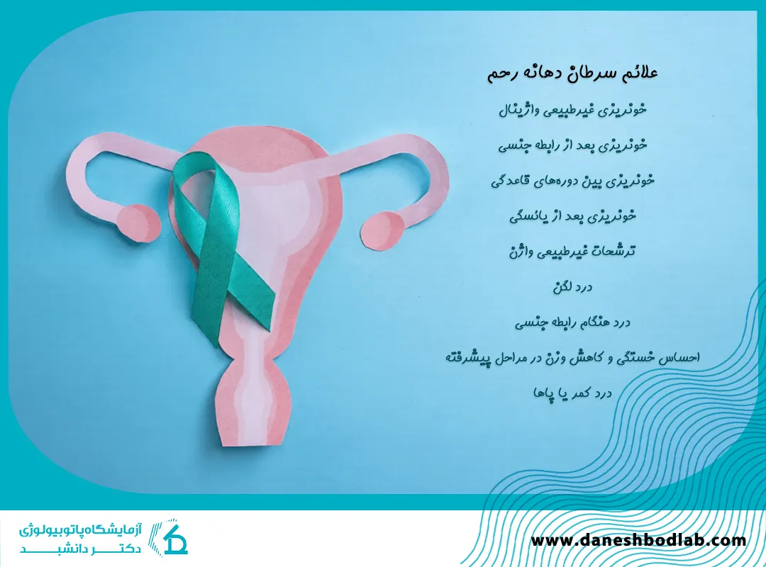 علائم سرطان دهانه رحم